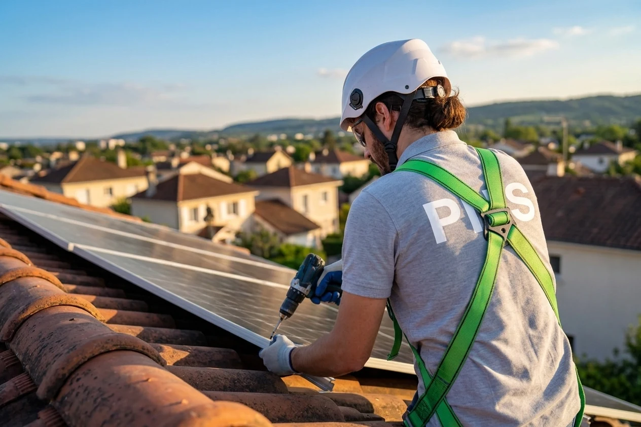 Panneaux solaires en toiture dans le Val-de-Marne