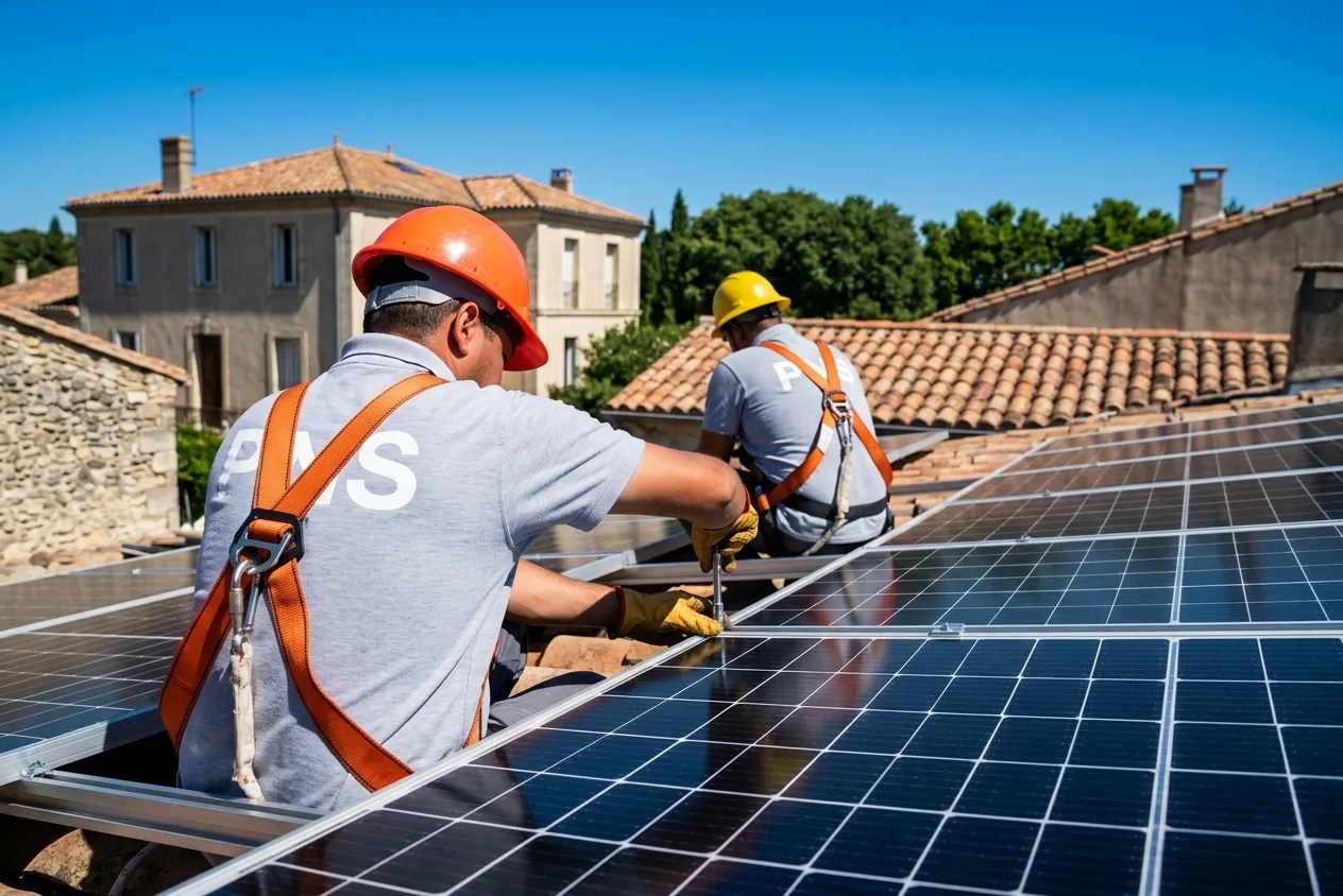 Installation de panneaux solaires en toiture à Vitry-sur-Seine